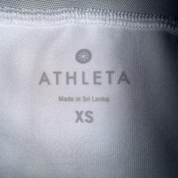 Athleta Running Wild Mesh Back White Heather Gray Tennis Dress Size XS. VGUC - Picture 5 of 12